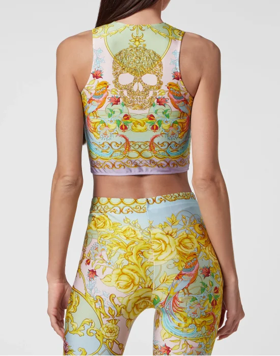 Crop Tank Top Baroque