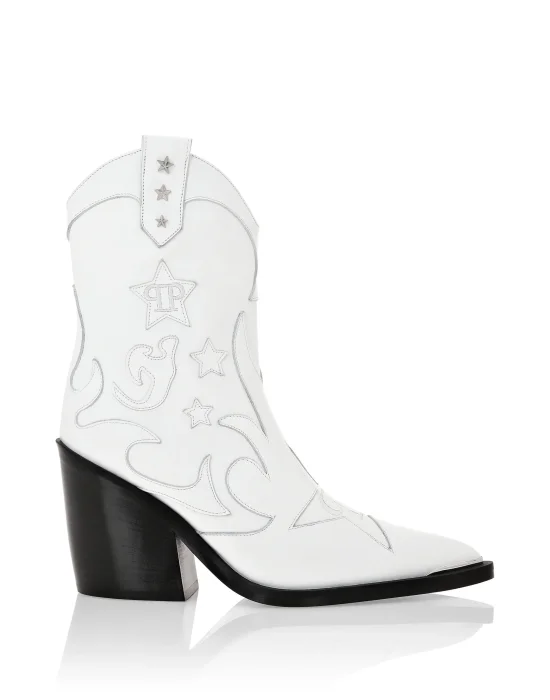 RODEO  INTARSIA  ANKLE BOOTS