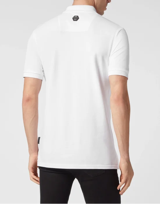 Slim Fit Piquet Polo Shirt SS Skull&Bones