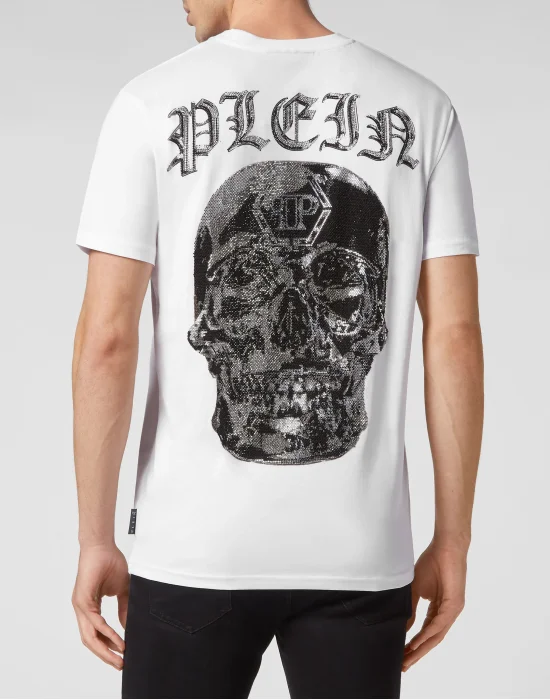 T-shirt Round Neck SS Glass Skull