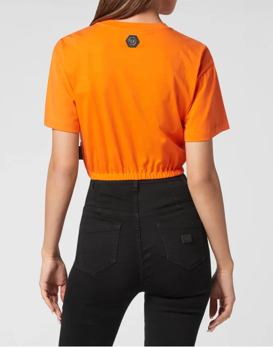Cropped T-shirt Iconic Plein
