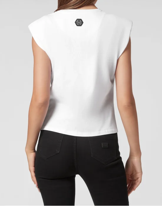 Shoulder Pads Tank Top Love