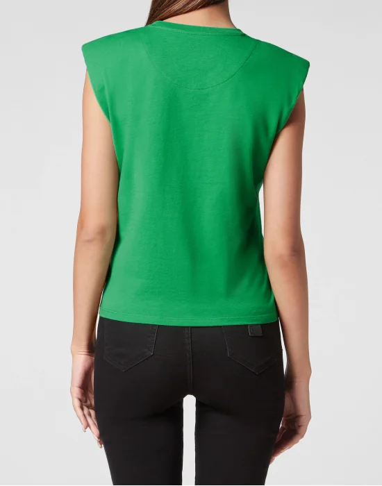 Shoulder Pads Tank Top Basic