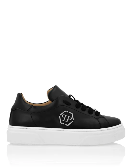 LEATHER LO-TOP SNEAKERS THE PLEIN ORIGINAL