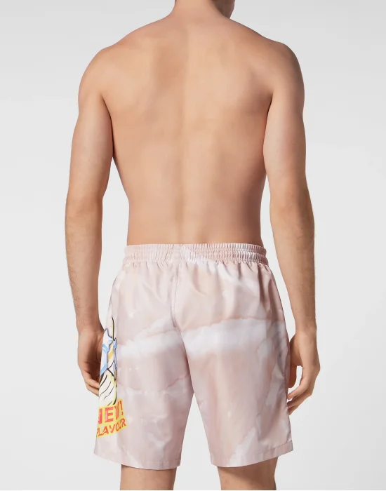 Tie-dye Long Swim Boxers Tutti Frutti
