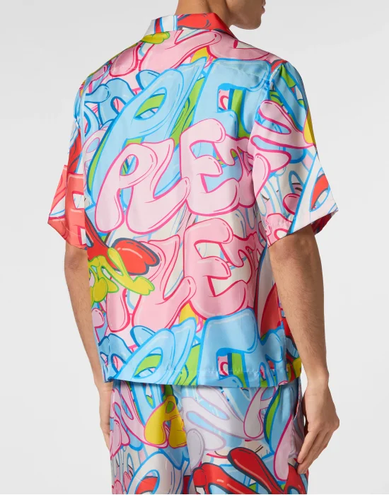 Silk Shirt SS Bombing Graffiti