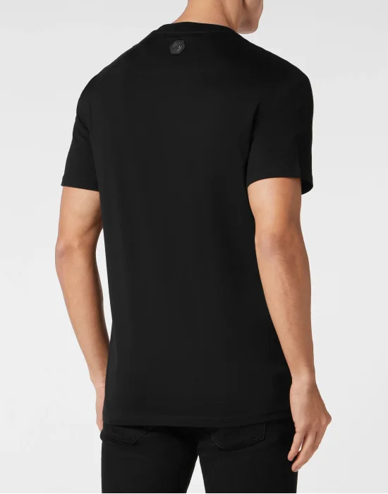 T-shirt Round Neck SS with stones Skeleton