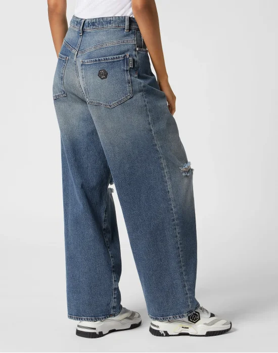 Denim Super Street Fit Trousers