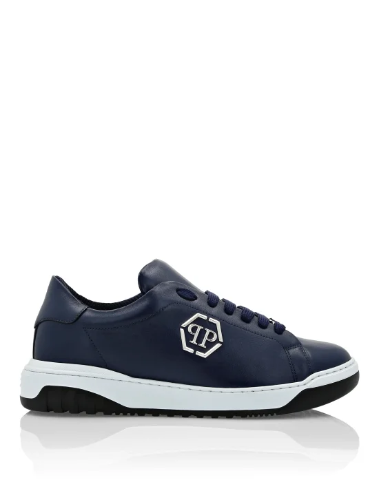 Leather Lo-Top Sneakers Skull&Bones