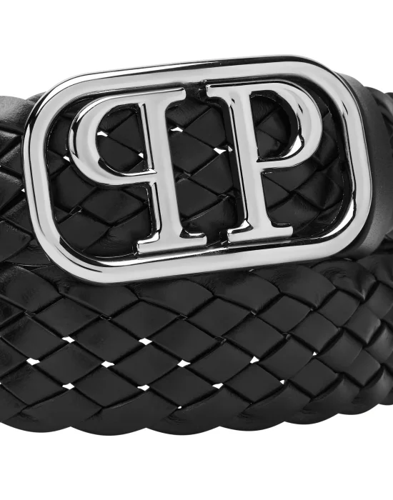Leather Belt Crocco Print Philipp Plein TM