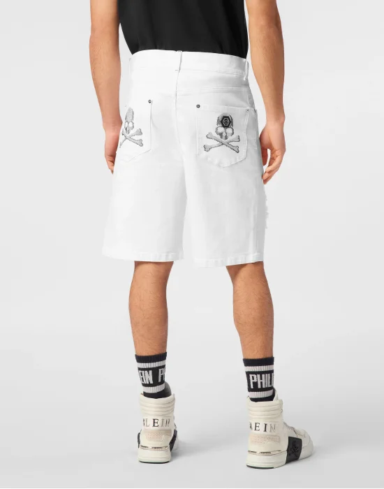 Denim Shorts Formentera Skull