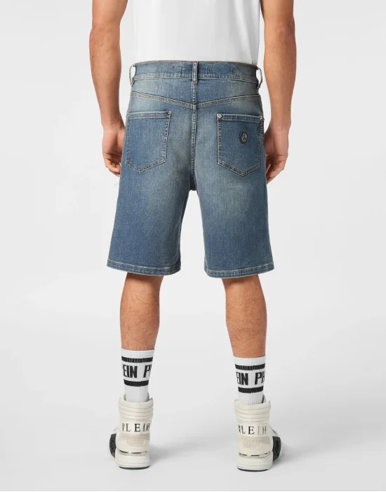 Denim Shorts Formentera Distressed
