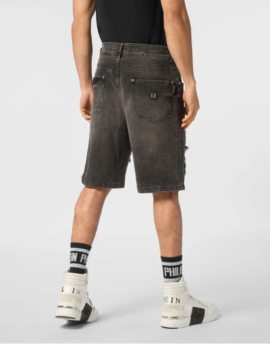 Denim Shorts Formentera Distressed