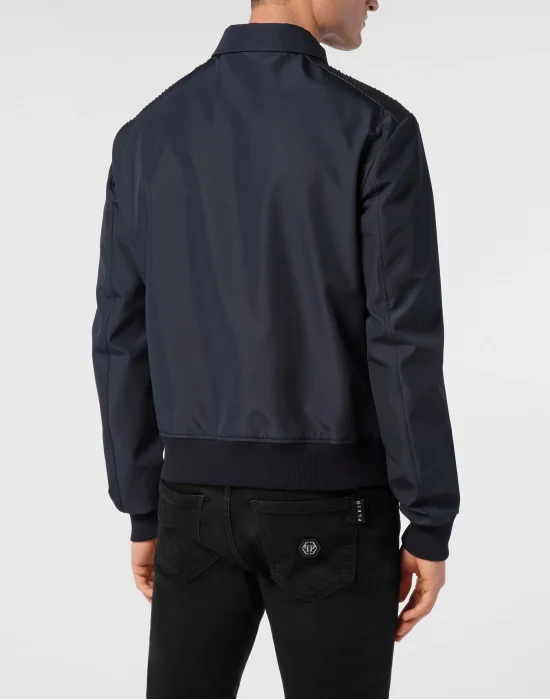 Bomber Jacket Elaphe Inserts