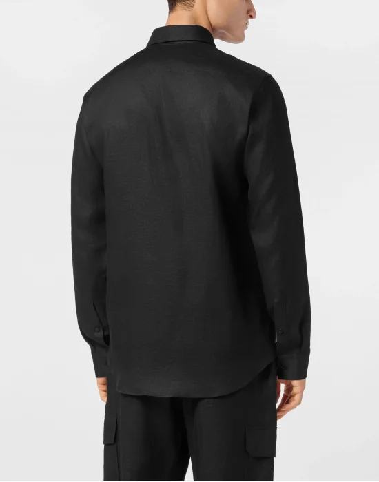 Linen Shirt Sugar Daddy Cut LS