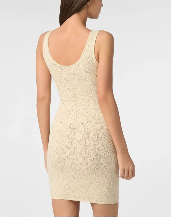 Viscose Mini Dress Monogram