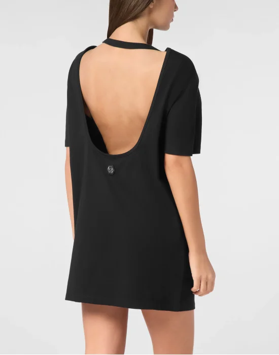 T-shirt Short Dress Strass