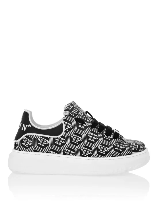 Leather Lo-Top Sneakers Monogram