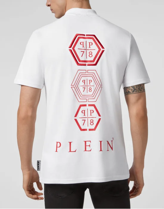 Slim Fit Polo shirt SS Hexagonal