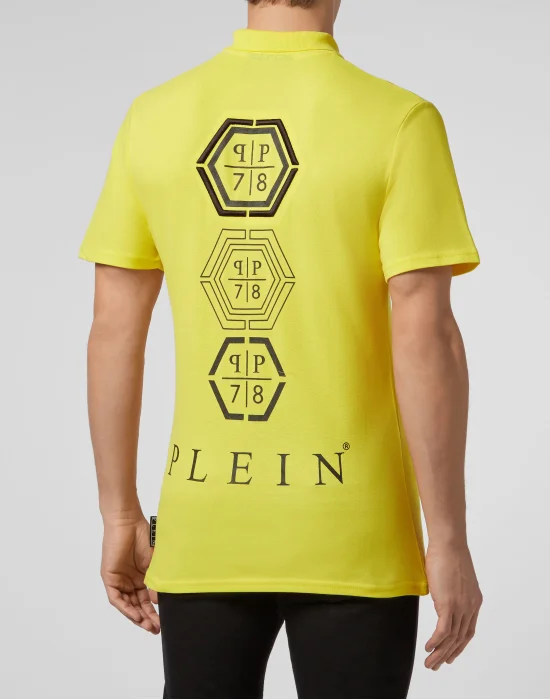 Slim Fit Polo shirt SS Hexagonal