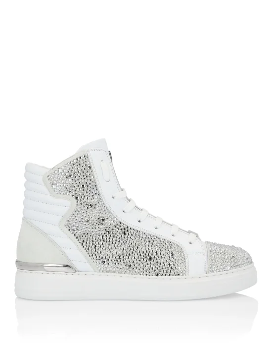 Hi-Top Sneakers Crystal
