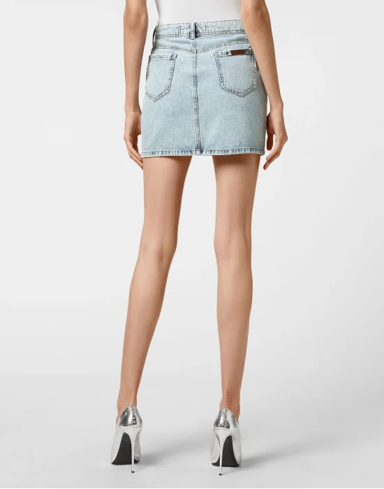Denim Mini Skirt