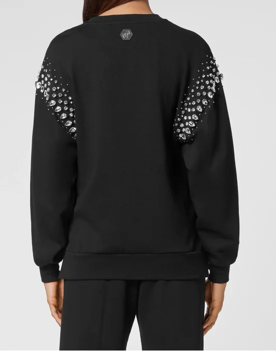 Sweatshirt LS Crystal Iconic Plein