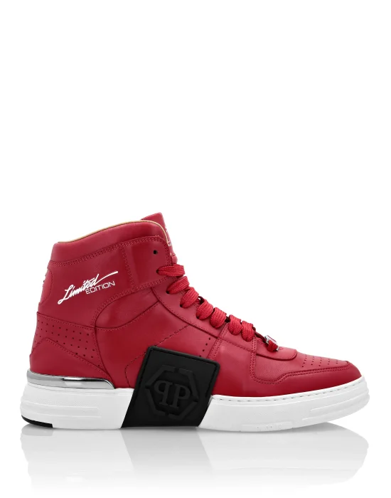 HI-TOP SNEAKERS NOTORIOUS KICK$ LEATHER HEXAGON