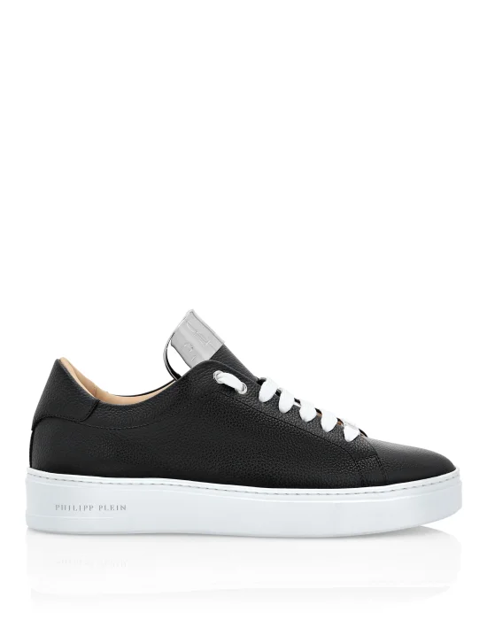 LO-TOP SNEAKERS SILVER $URFER DEER PRINT