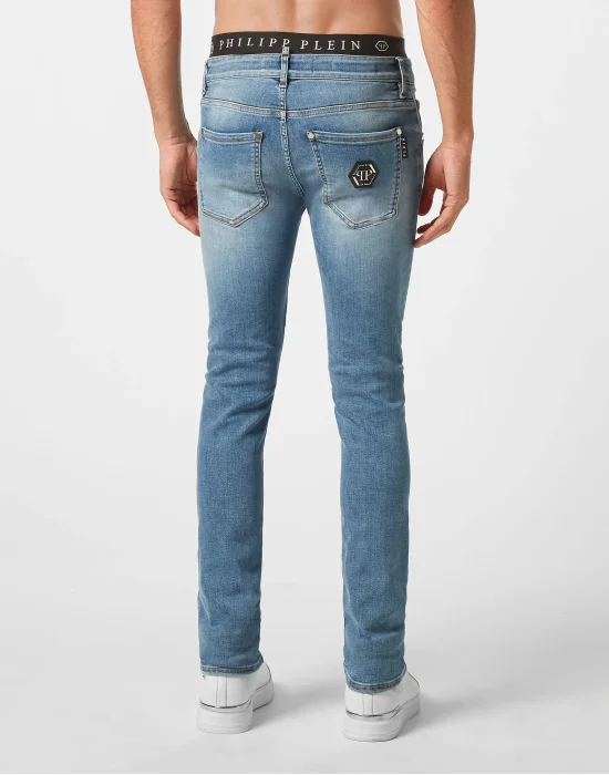 Denim Trousers Super fit Hexagon