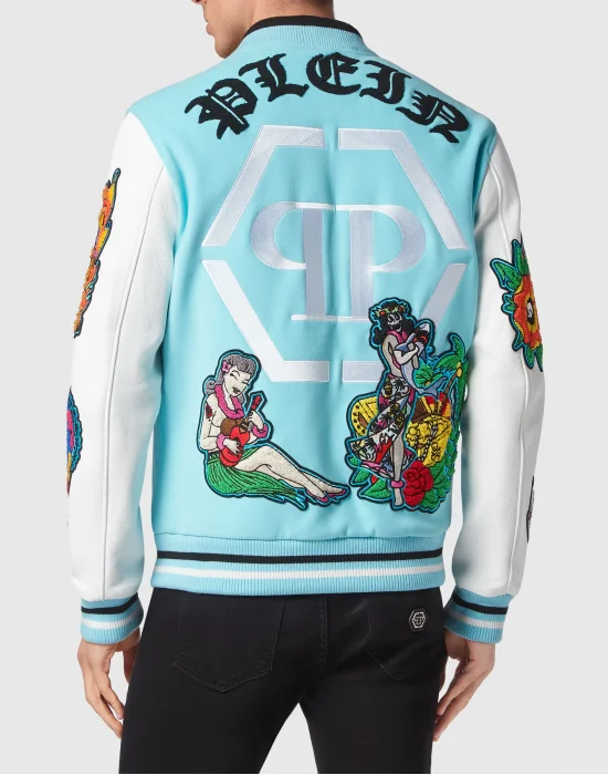 Leather College Bomber Hawaii