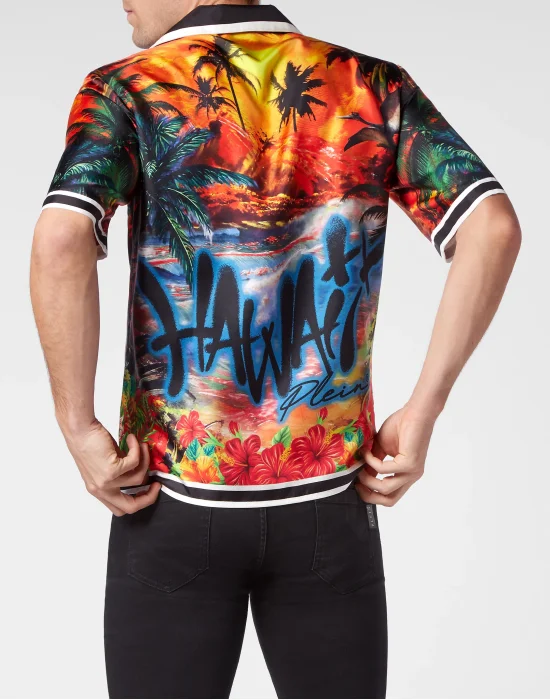 Silk Bowling Shirt SS Hawaii