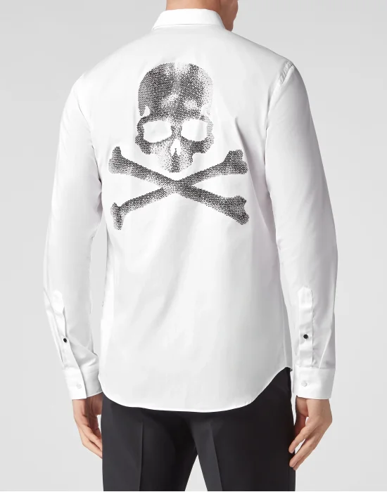 Shirt Sugar Daddy Cut LS Skull&Bones