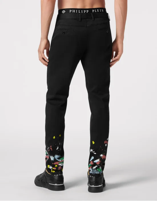 Chinos Trousers Dripping
