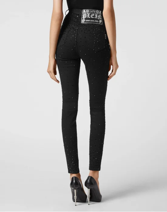 Denim Super High Waist Jegging Crystal Rain