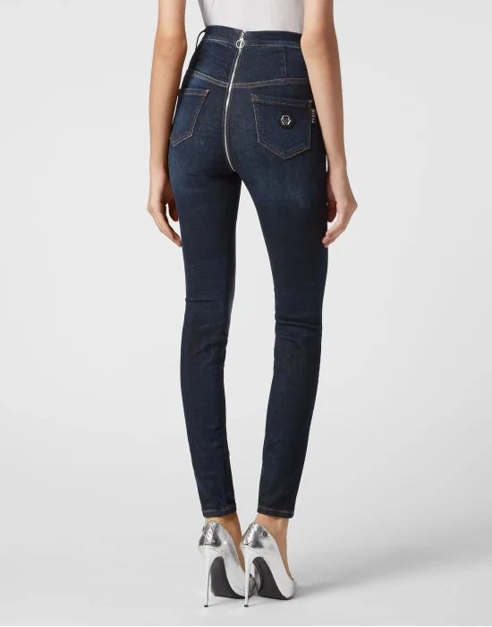 Super High Waist Jegging Zipped