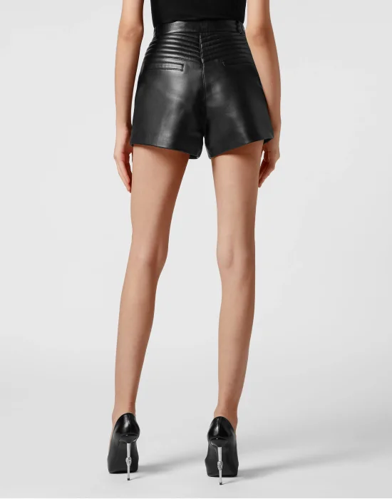 Vintage Leather Hot Pants