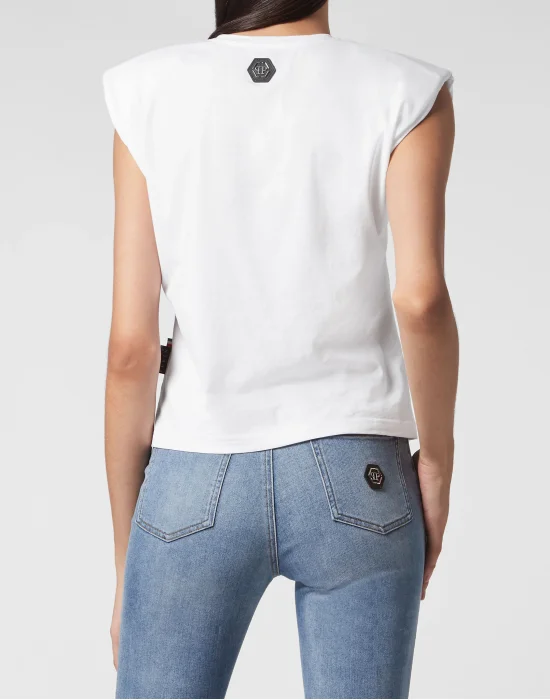 Shoulder Pads Tank Top Basic