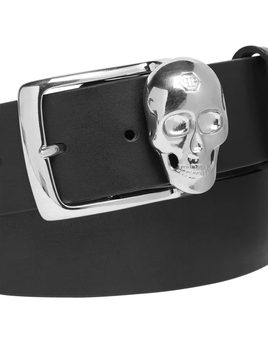 Leather Belt Skull