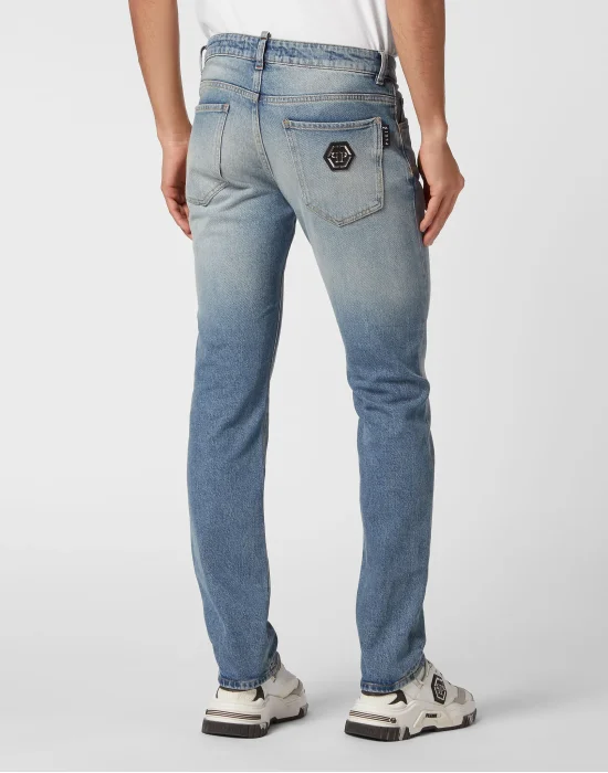 Denim Trousers Super Straight Cut Premium