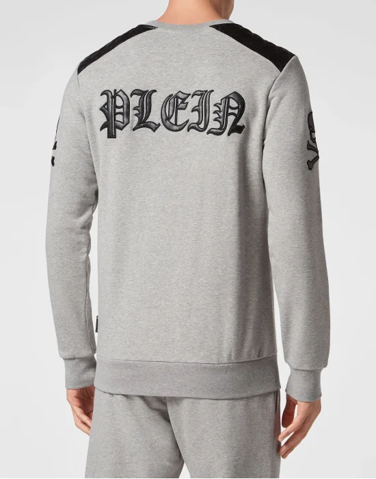 Zip Chain Sweatshirt LS Gothic Plein