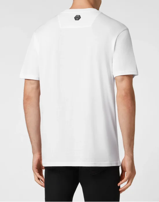 T-shirt Round Neck SS with Crystals Skull