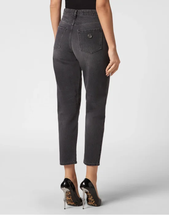 Denim Trousers Mom Fit