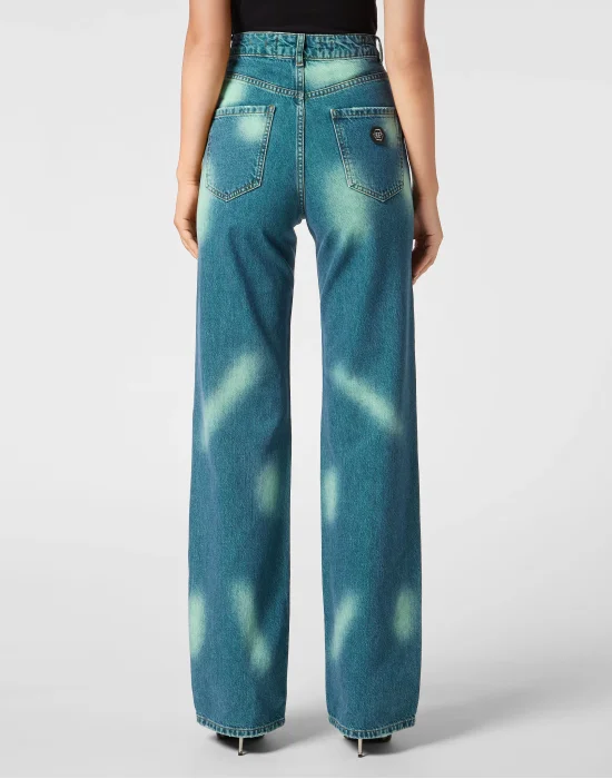 Denim Trousers Palace Fit Tie-Dye