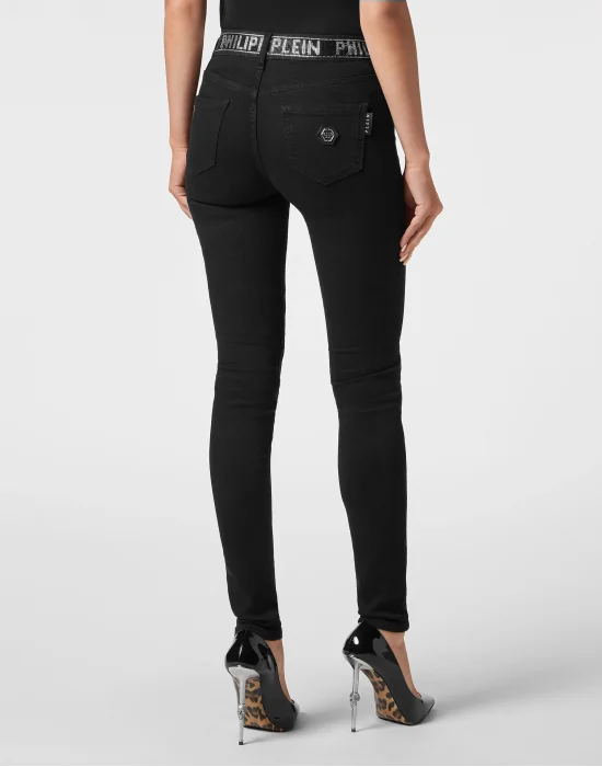 Denim Jeggins Strass