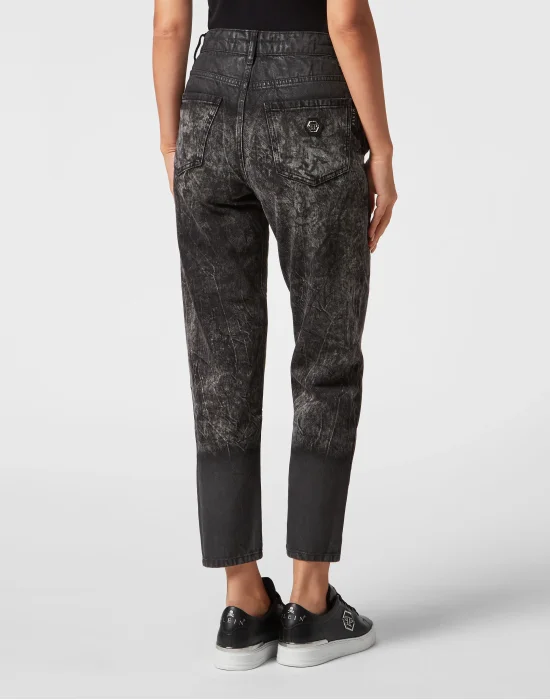 Denim Trousers Mom Fit