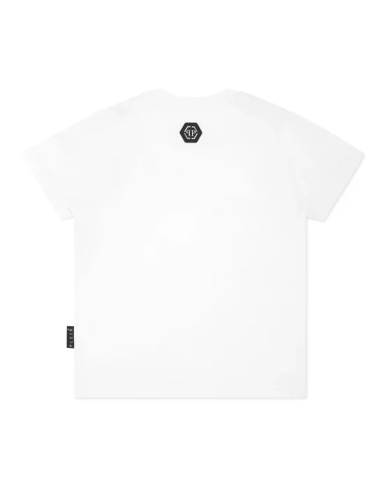 Jersey T-shirt Round Neck SS Strass Hexagon