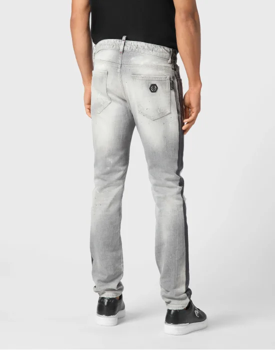 Super Straight Cut Trousers Paisley Bandana