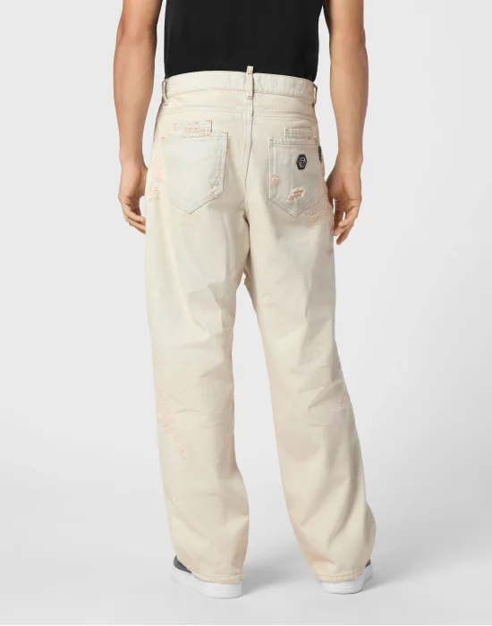 Denim Beach Boy Fit Trousers