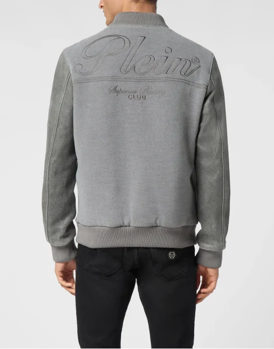 College Bomber Jacket LS Plein Club
